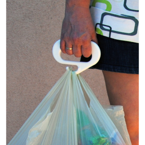 Uchwyt na reklamówki