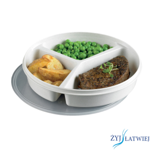 Talerz z przegródkami