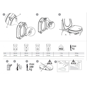 Nasadka podwyższająca sedes Hi-Loo