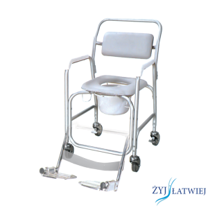 Wózek prysznicowo-toaletowy stalowy