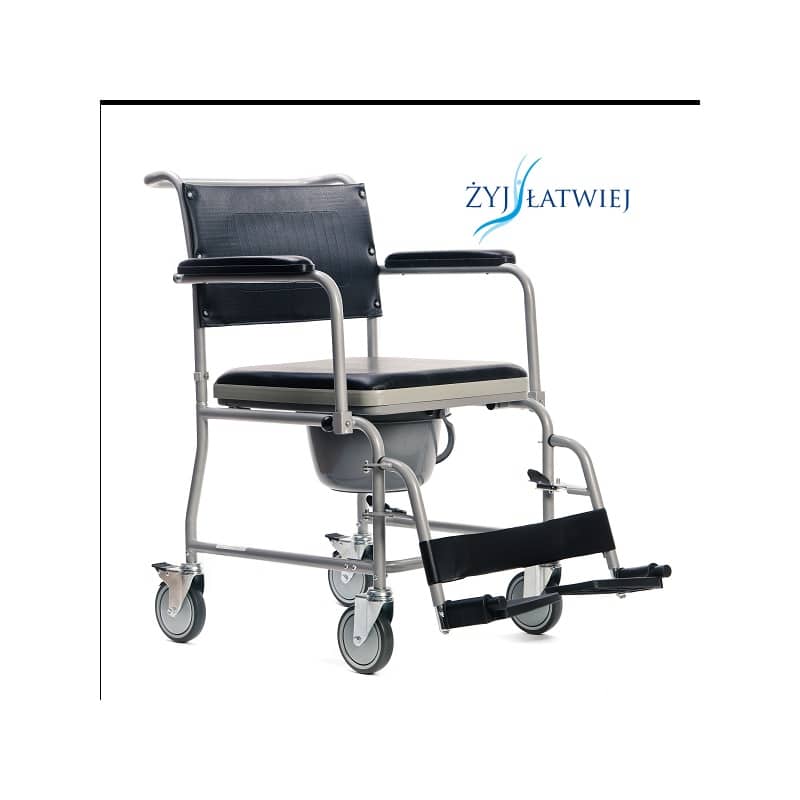 Wózek inwalidzki toaletowy