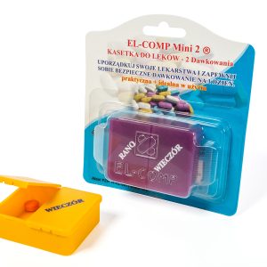 kasetka na leki na 2 pory dnia