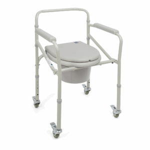 krzesło toaletowe na kółkach