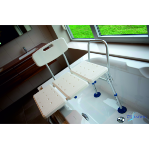 Ławeczka kąpielowa z oparciem