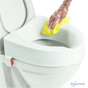 Nakładka podwyższająca na sedes z klamrami mocującymi